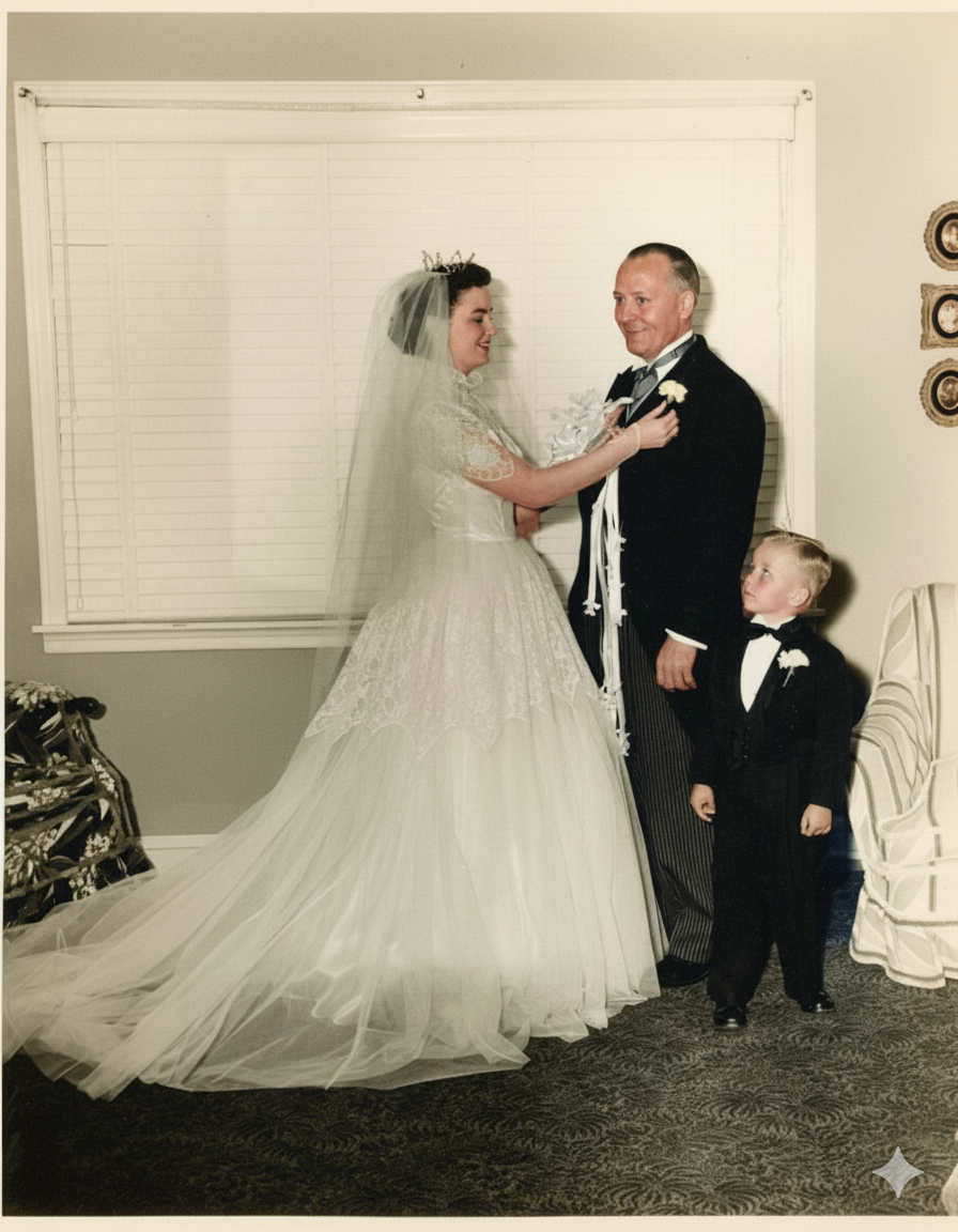 Mom-Dad Wedding 1953 (4)